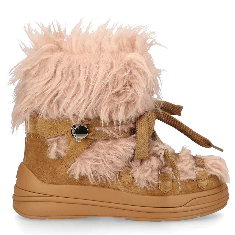 Moncler - Stiefeletten M2370 Lammleder - braun