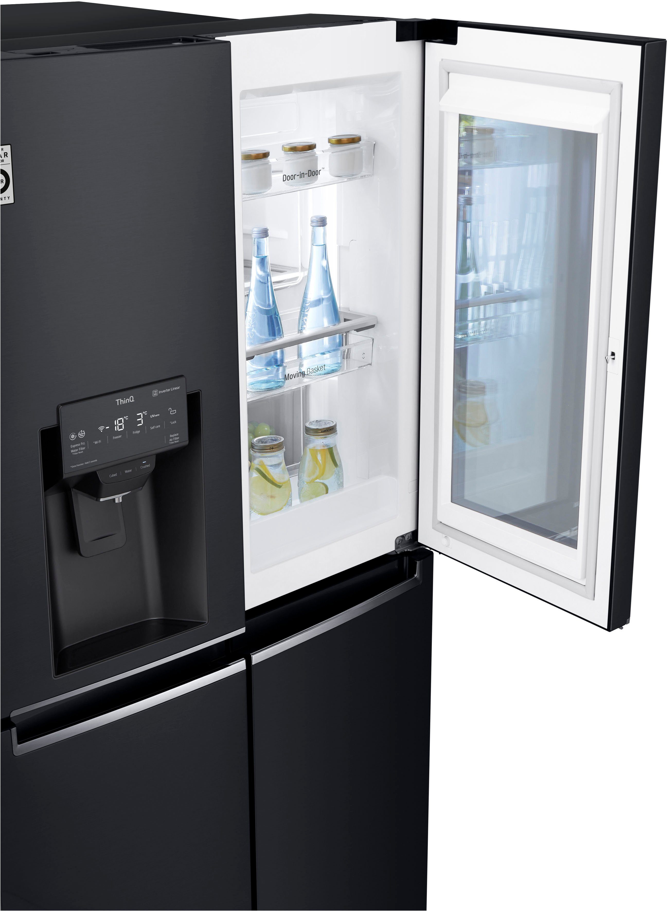 LG Multi Door GMX945MC9F, 179,3 cm hoch, 91,2 cm breit