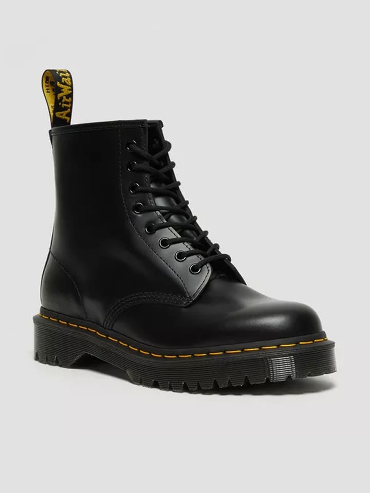 Dr. Martens Leder-Boots in Schwarz günstig kaufen