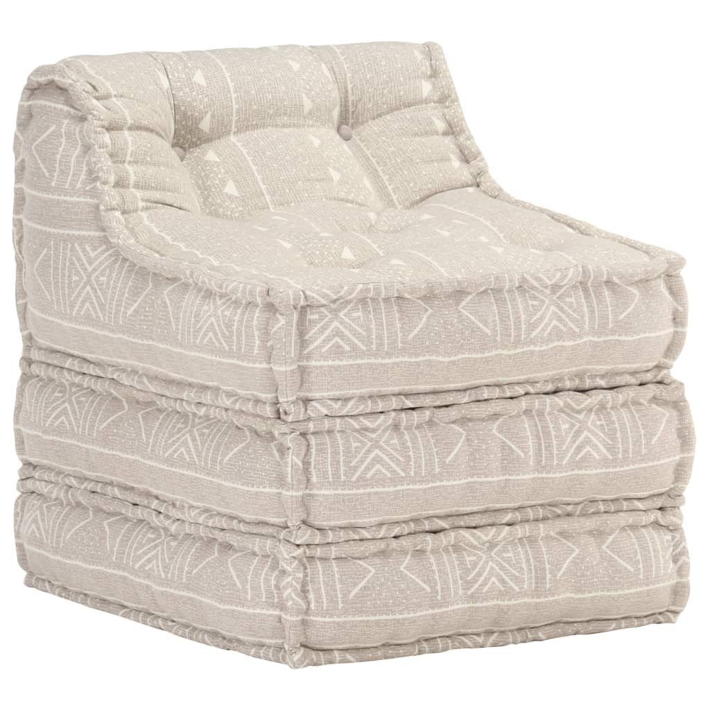 Klappmatratze 297477, möbelando, 76 cm hoch, (LxBxH: 70x60x76 cm), aus Baumwolle in Beige