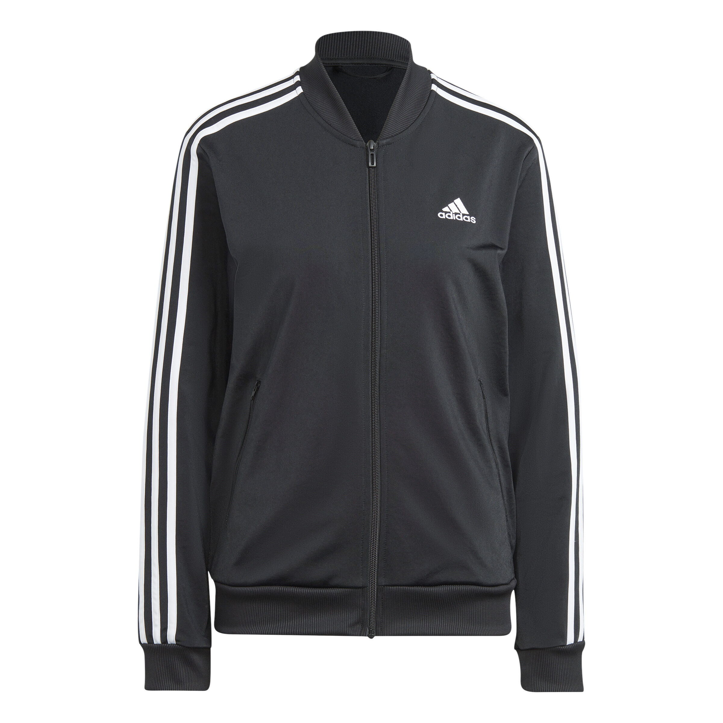 3 Stripes Trainingsanzug Damen - Schwarz, Weiß