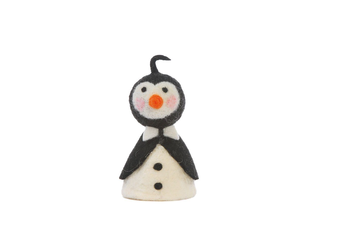 Baden Frühstücks-Set eierwärmer pinguin aus filz höhe ca 11 cm