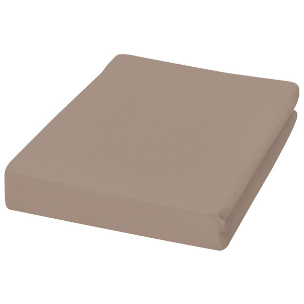 Jersey Spannbetttuch, 180-200 x 200 cm, beige