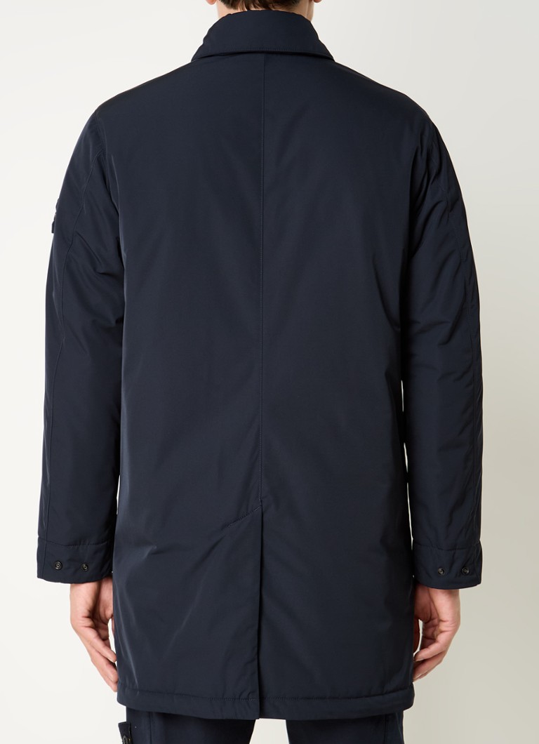 Parka matlasată Stone Island 06A02 cu logo