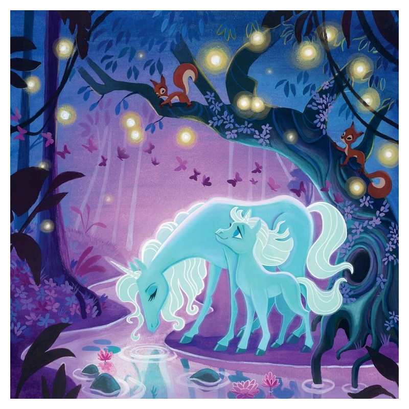 Puzzles licorne, dragon et fée 3x 49 pièces