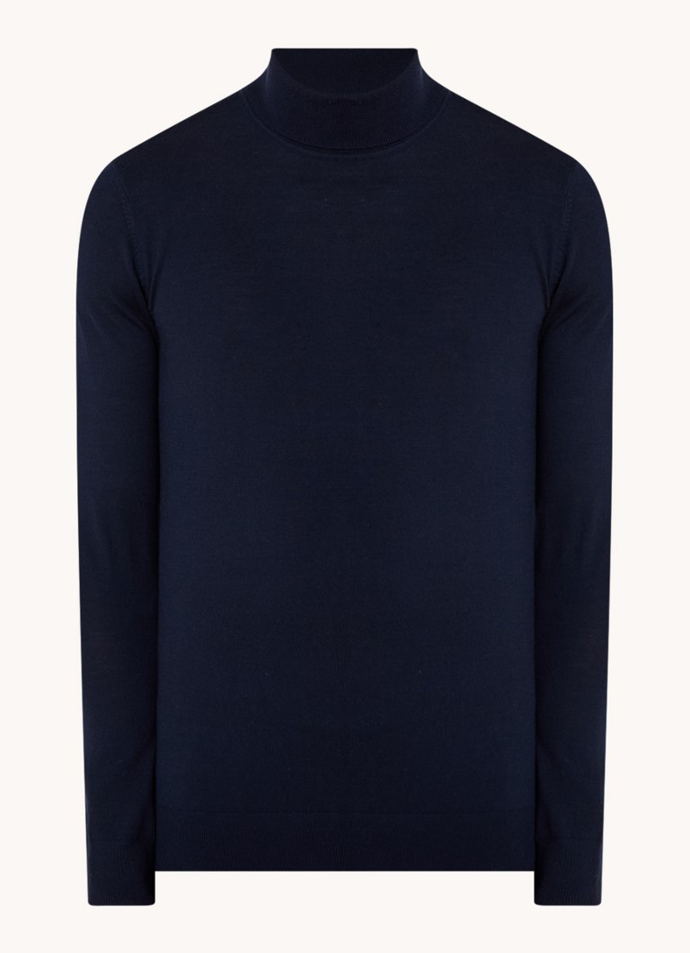 Maglione a collo alto Profuomo in pregiata lana merino.