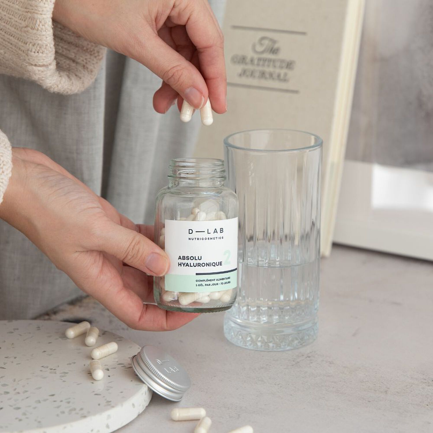 d-lab nutricosmetics Absolu Hyaluronique 2,5 mois Réhydratation profonde