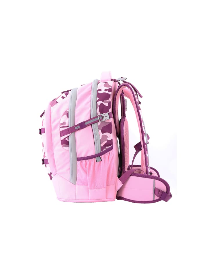 2Be Schulrucksack in pink-weinrot günstig kaufen onesize