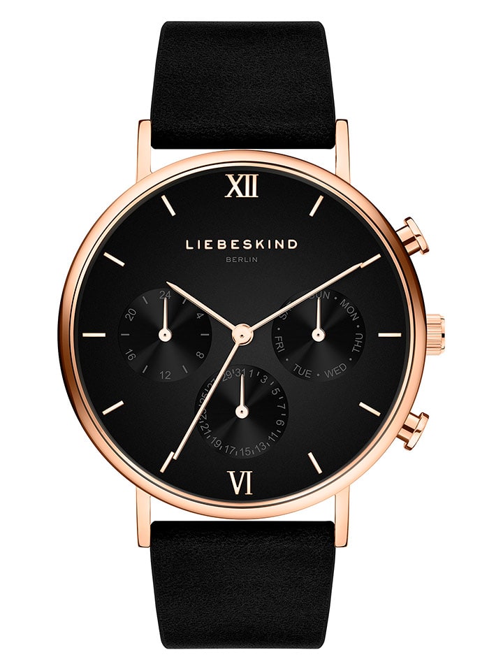 Liebeskind Chronograph in Schwarz/ Roségold günstig kaufen onesize