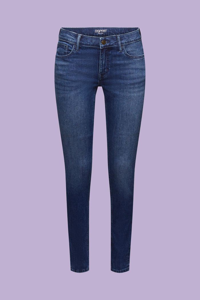 Skinny Jeans mit mittlerer Bundhöhe