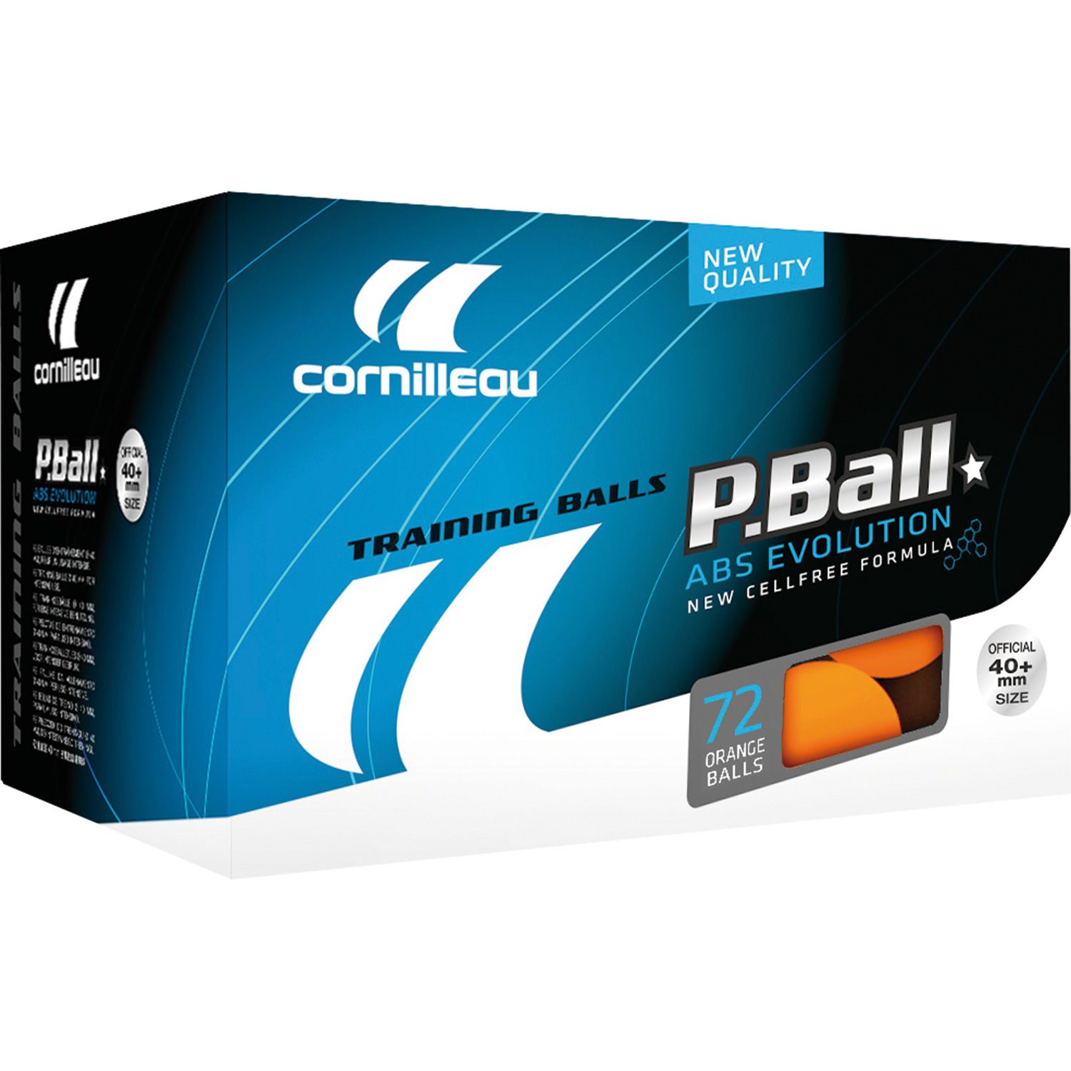 Cornilleau P-Ball Set von 72 Tischtennisbälle