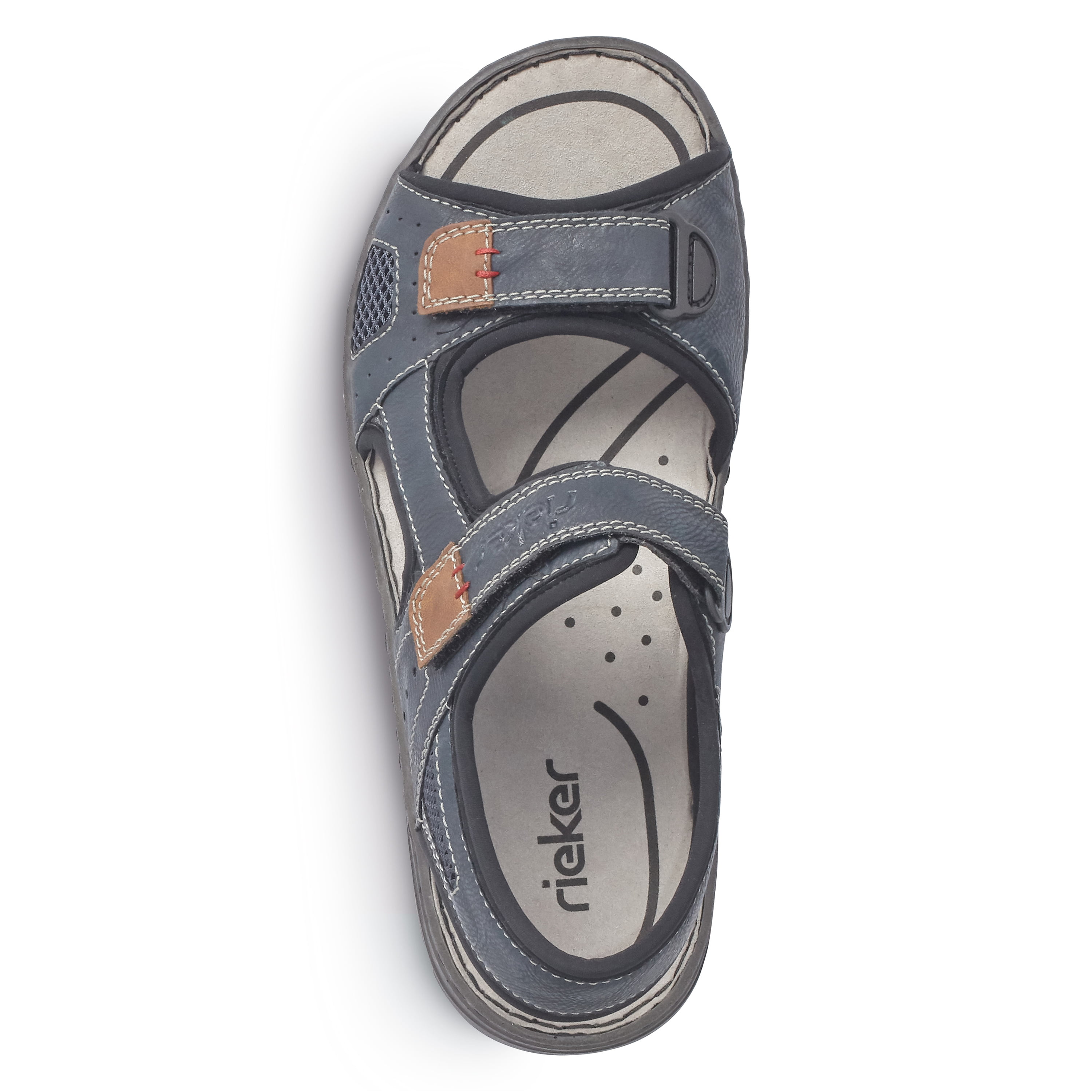 Rieker Herren Trekkingsandalen ozeanblau