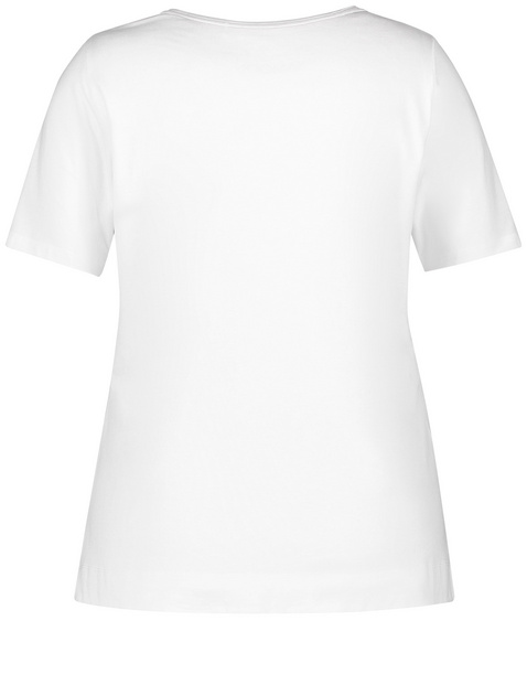 T-Shirt mit verziertem Letterprint