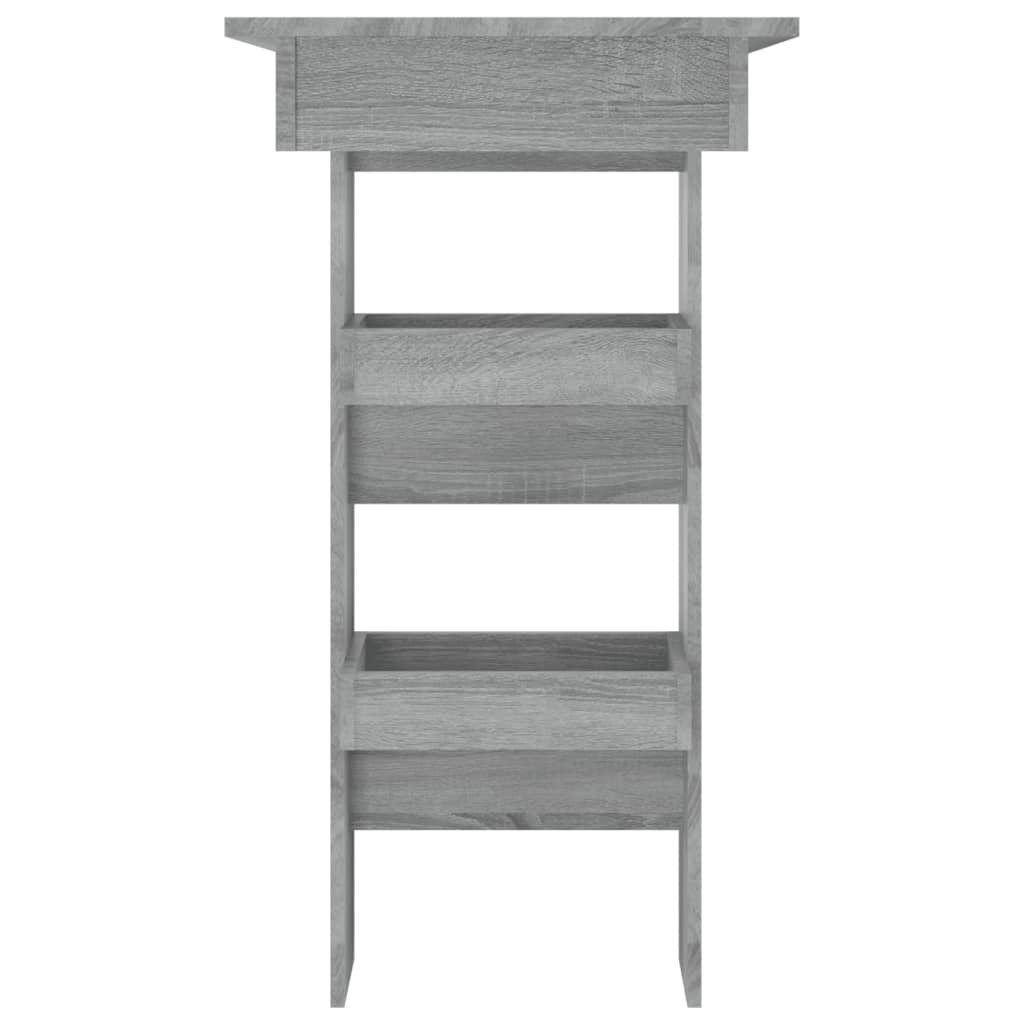 möbelando Tresentisch 3013730 (LxBxH: 45x102x103,5 cm), aus Holzwerkstoff in Grau Sonoma