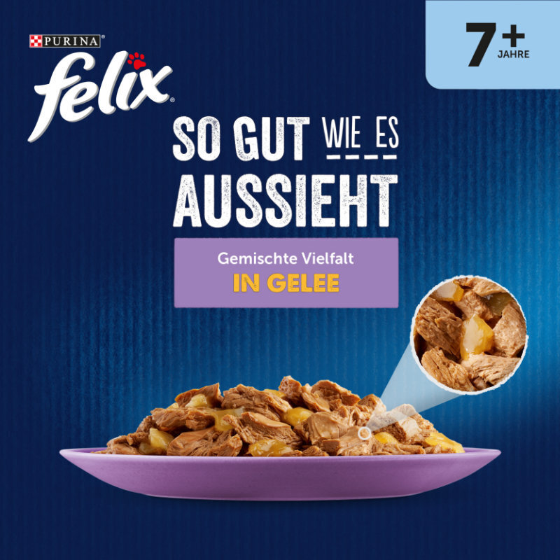 Felix Nassfutter Felix So gut wie es aussieht Senior 12x85g