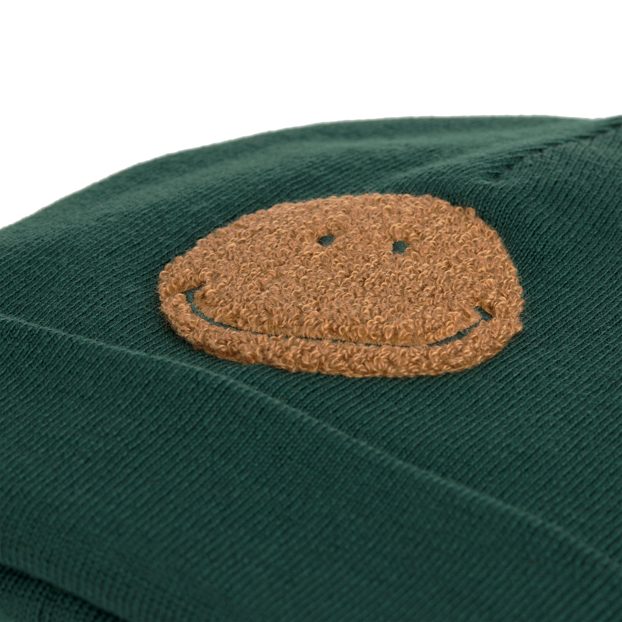 Beanie Mütze Kinder - Merino Wolle, Little Gang, Smile Grün