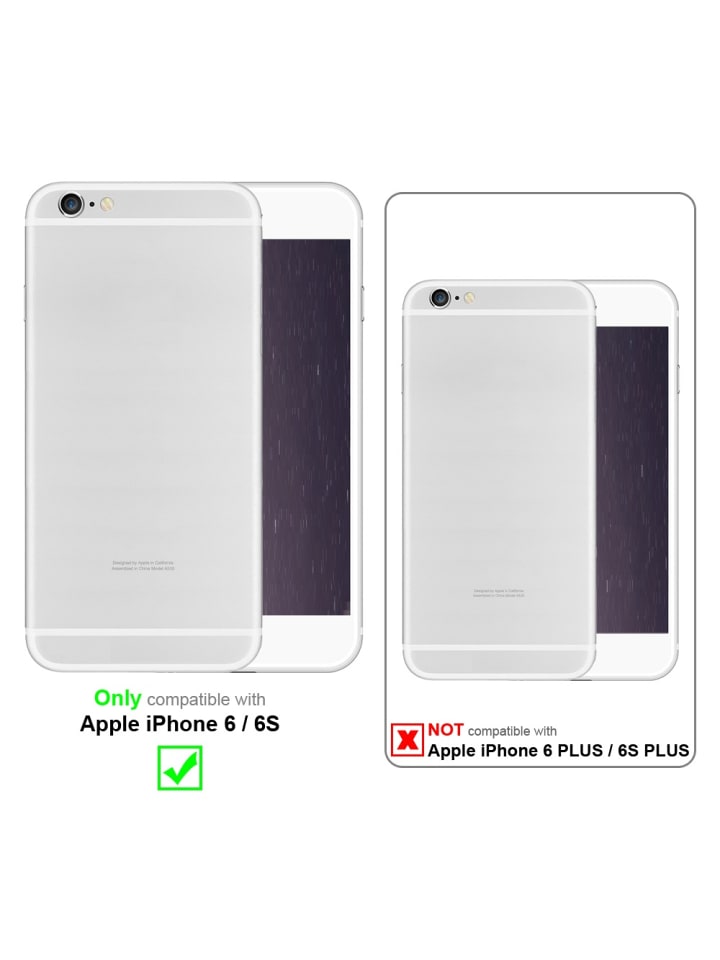 cadorabo Hülle für Apple iPhone 6 / 6S Blumen Design in FLORAL TÜRKIS günstig kaufen iPhone 6 / 6s