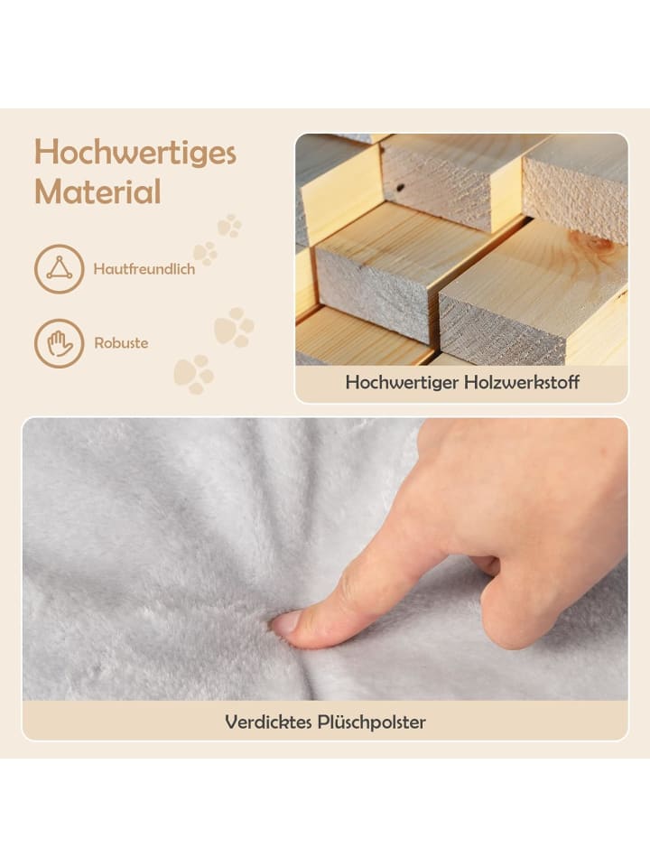 COSTWAY Katzenbaum 50cm in Grau günstig kaufen 50 cm