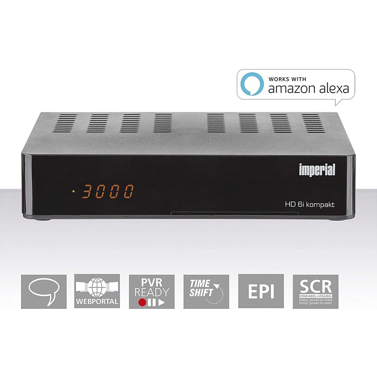 IMPERIAL HD6i kompakt HD Sat- und Multimediareceiver