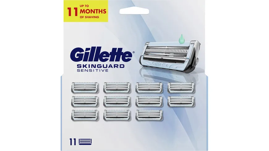 Gillette SKINGUARD Klingen Sensitive 11 Stück