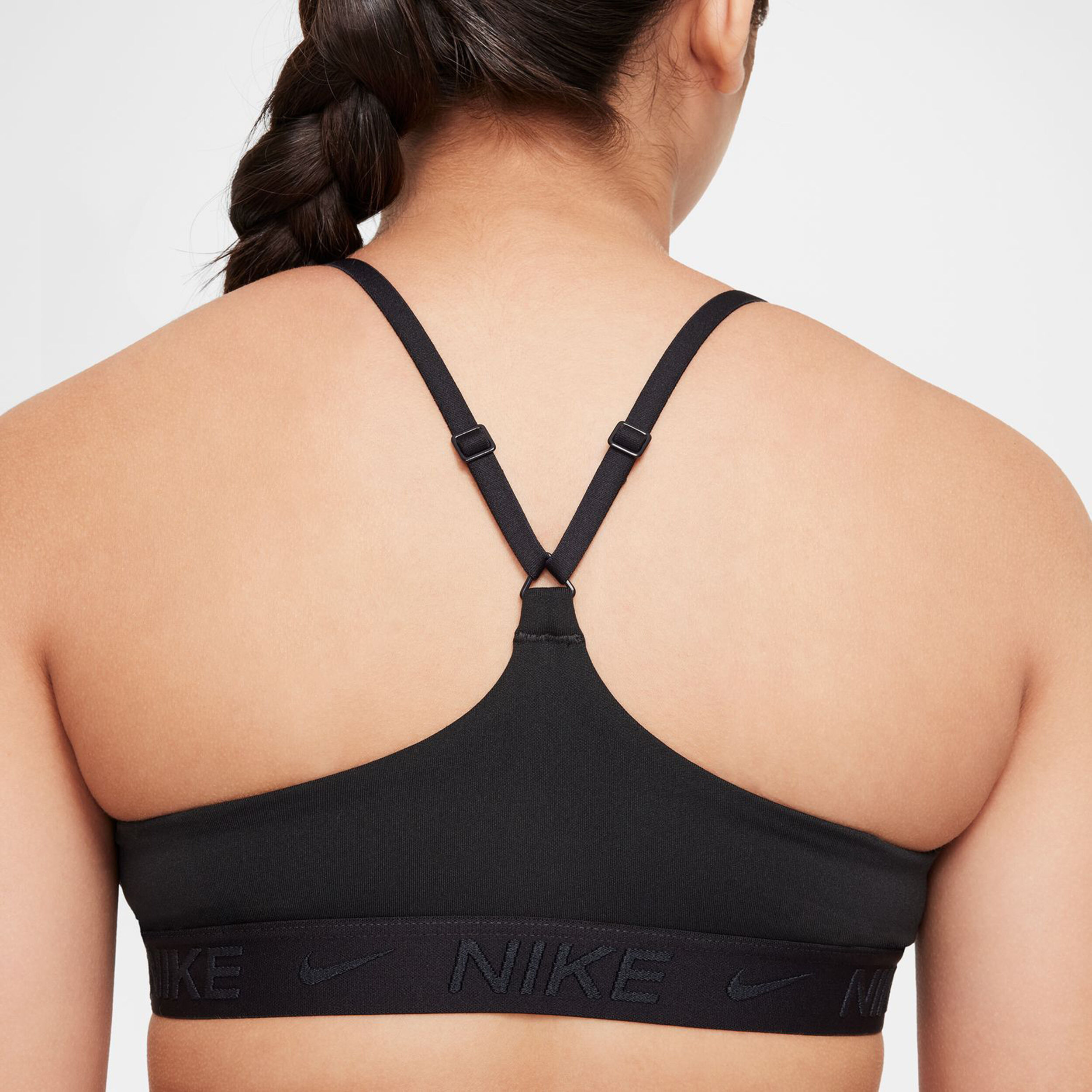 Dri-Fit Indy Sport-BH Mädchen - Schwarz
