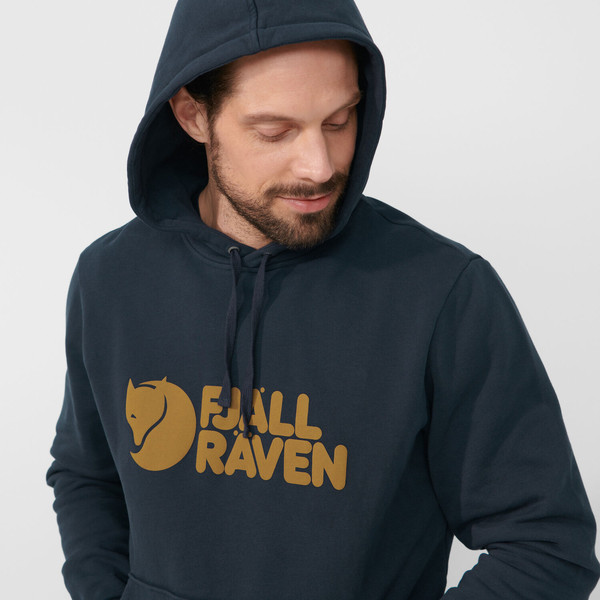 FJÄLLRÄVEN LOGO HOODIE M Herren - Kapuzenpullover