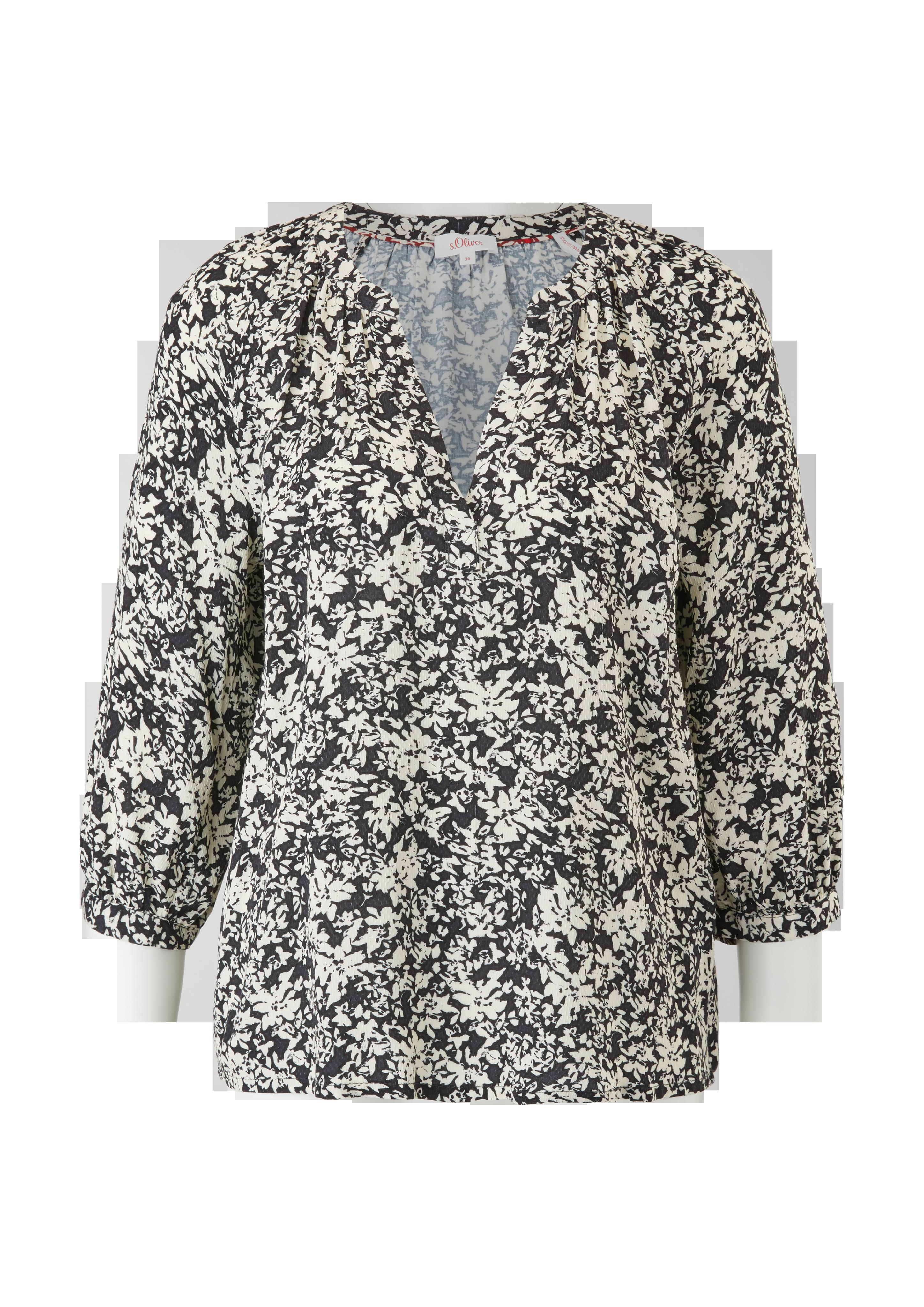 Musterbluse mit Dobby-Struktur  2120530-59A1