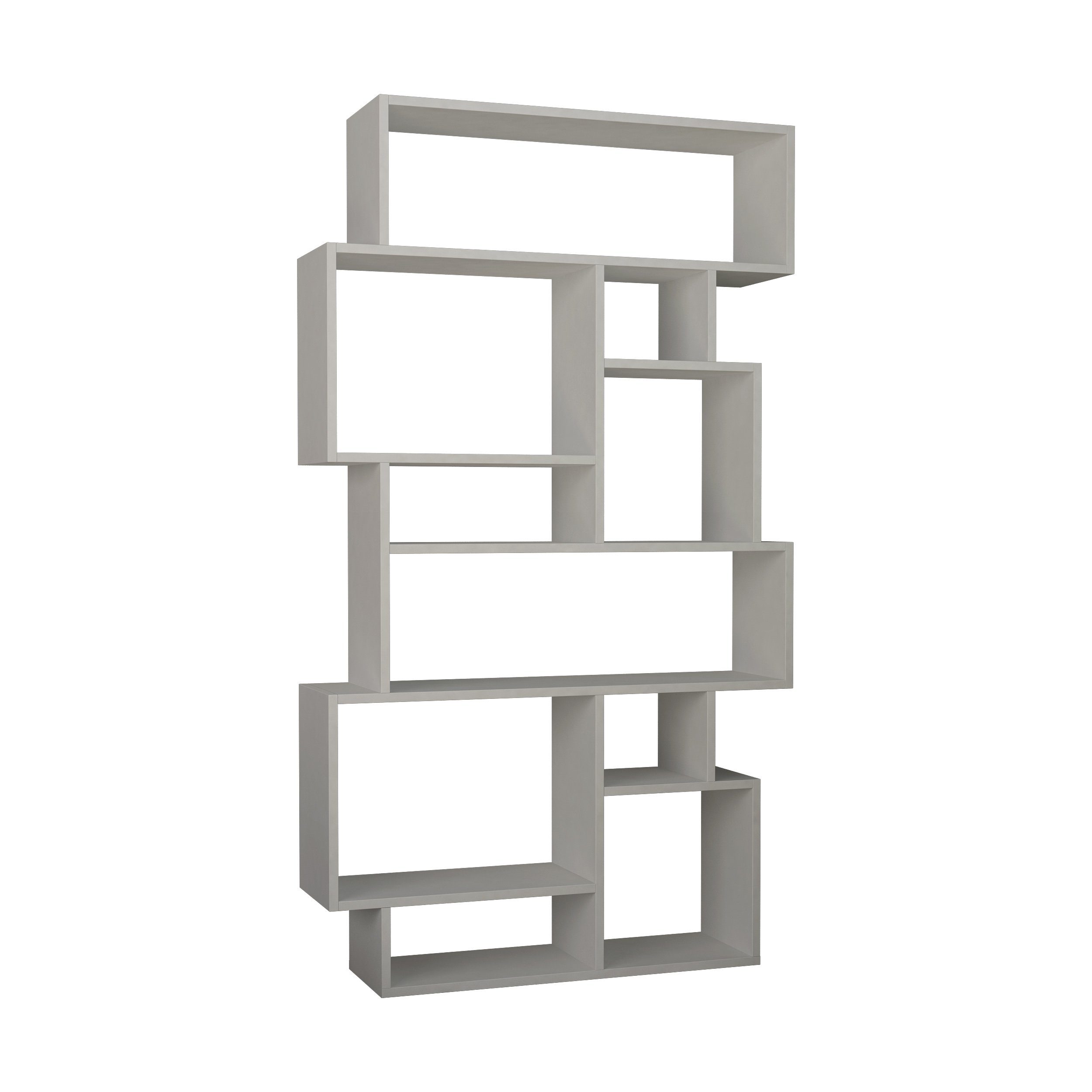 Decortie Bücherregal Karmato, Modernes Bücherregal Display Unit, 96 x 25,5 x 168,5 cm