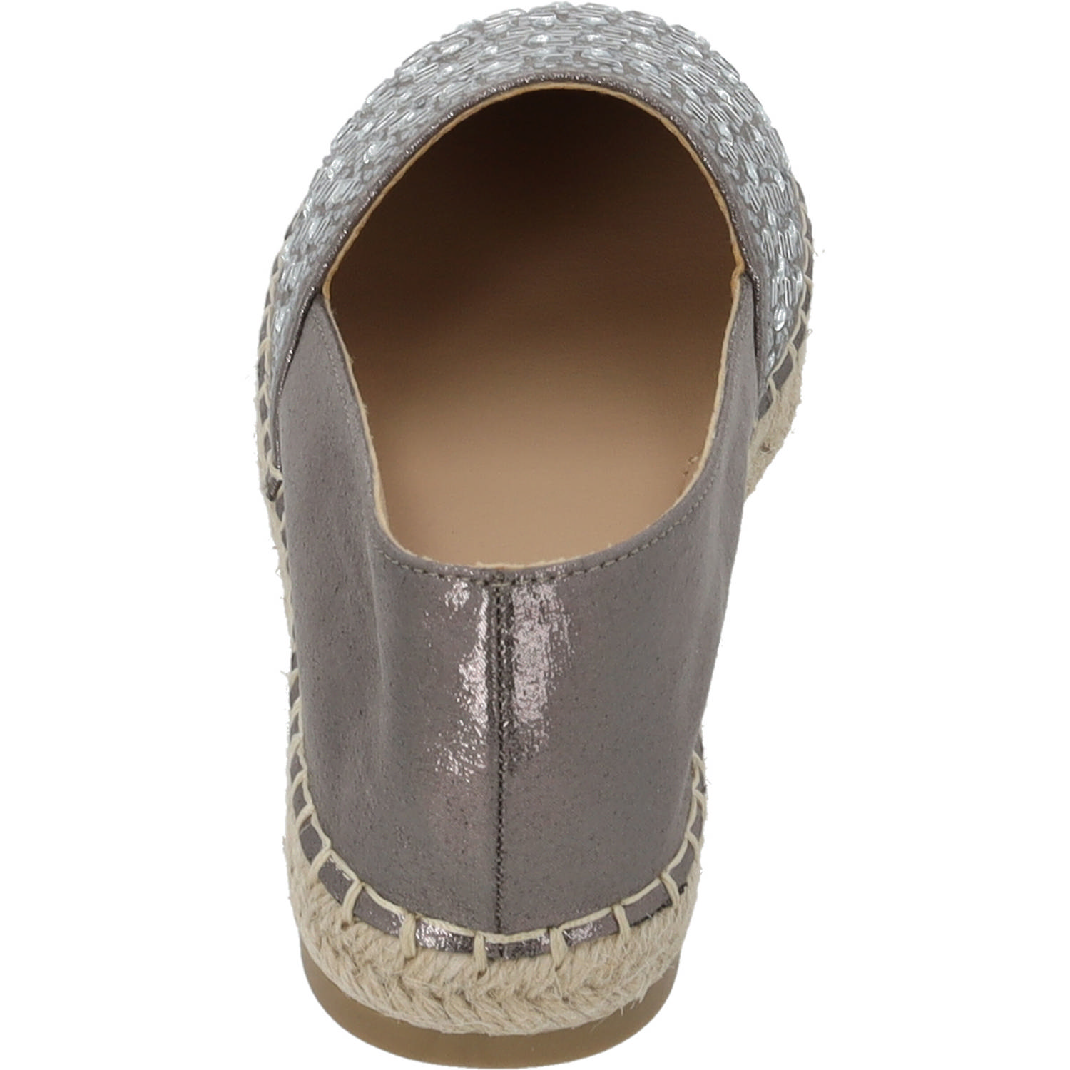 Palado Chesu by Sila Sahin, Espadrilles, Damen, Grau Metallic