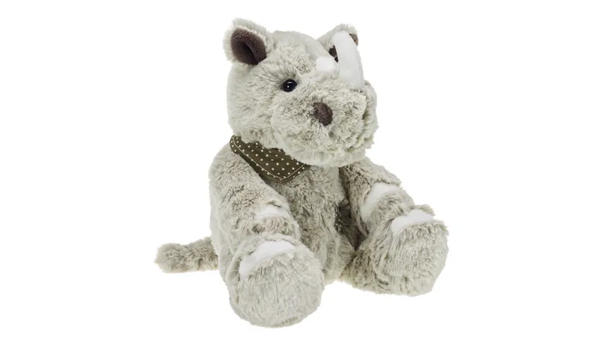 Müller - Toy Place - Plüsch Nashorn sitzend, 20cm