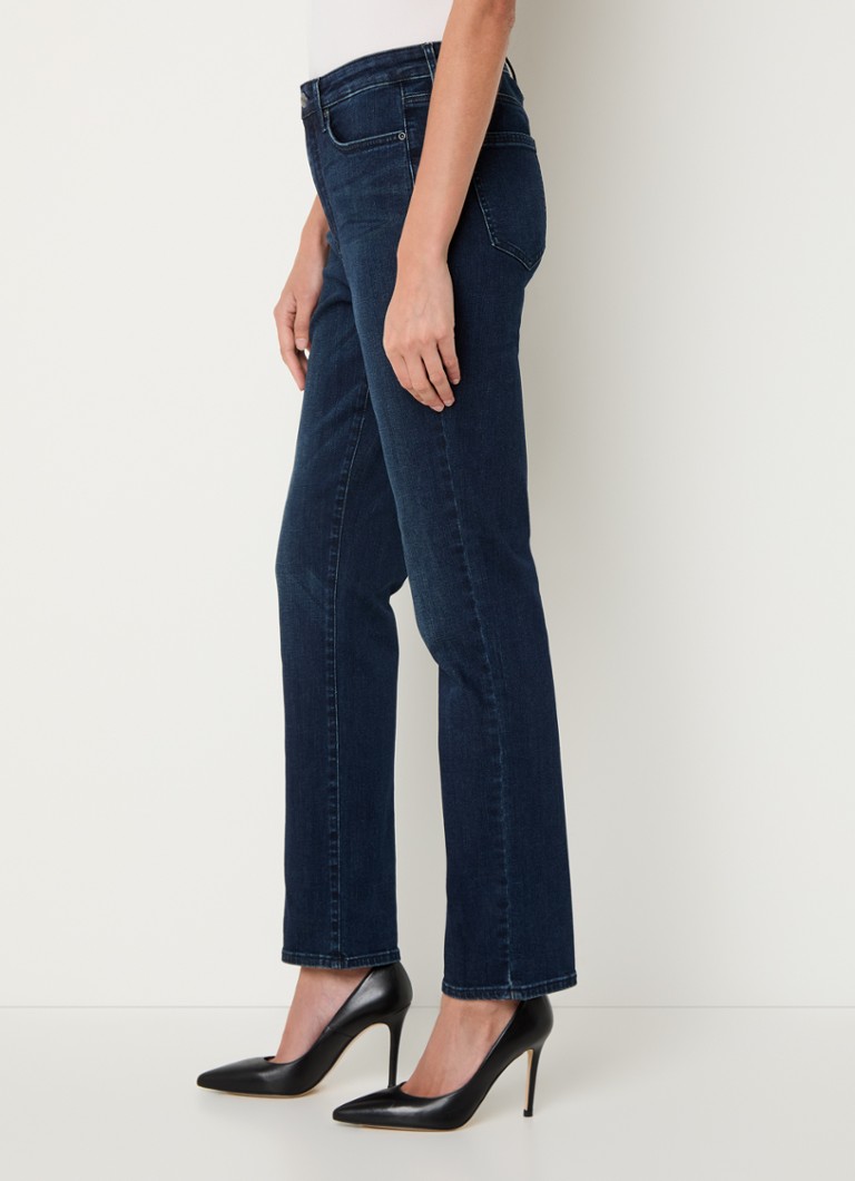 Blugi skinny NYDJ Sheri, talie medie, albastru închis.