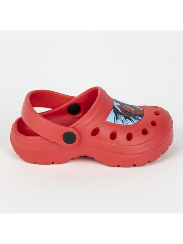 Spiderman Spiderman Badeschuhe Rutschfeste Clogs für den Sommer in Rot günstig kaufen
