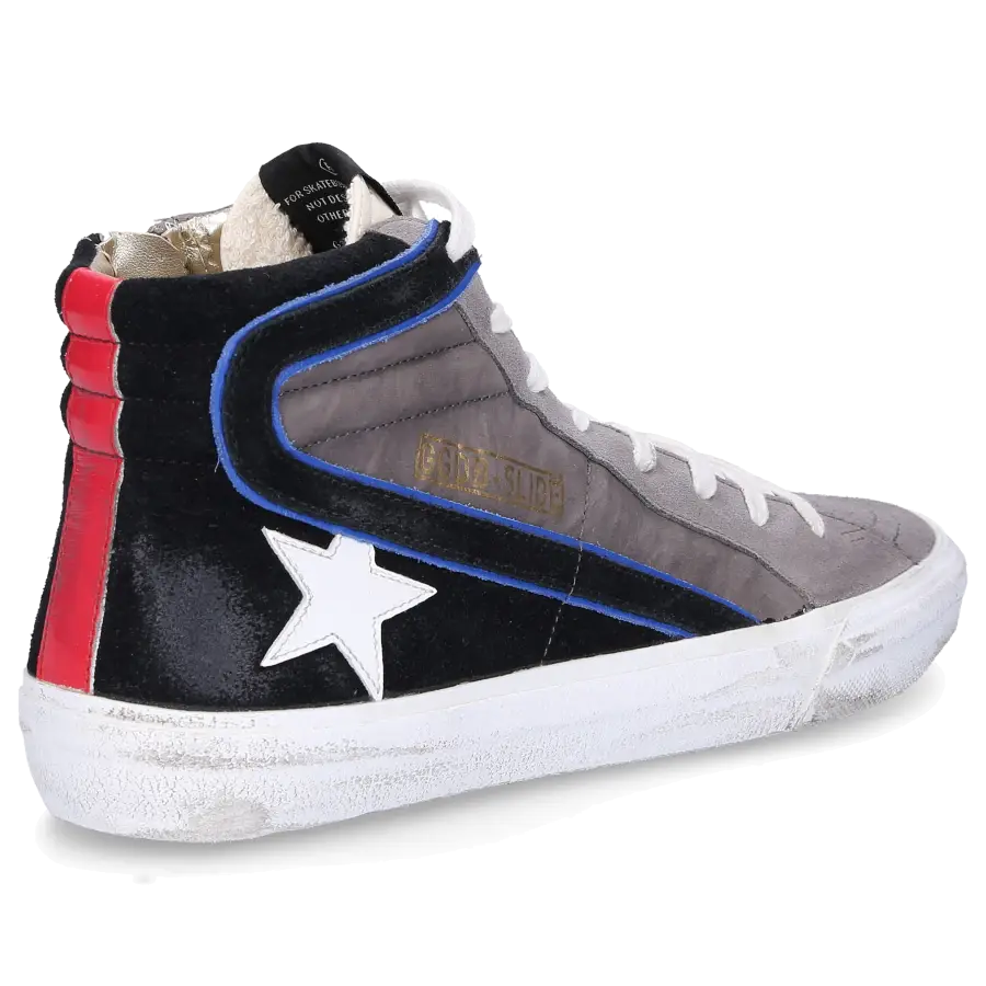 Golden Goose - Sneaker high SLIDE Used grau - grau