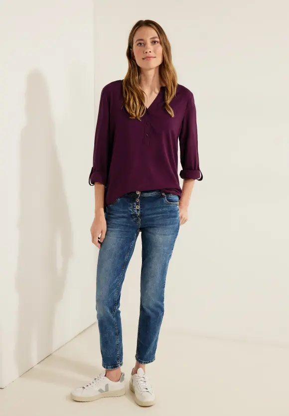 CECIL Bluse in Unifarbe