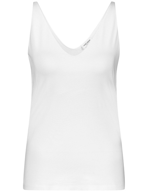 Basic Top mit Rückenausschnitt
