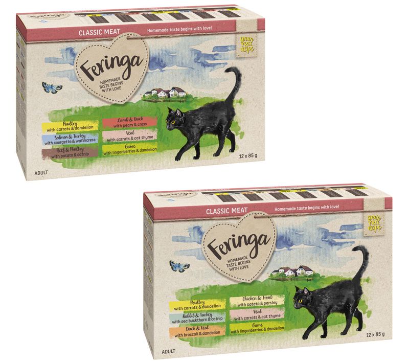 Sparpaket Feringa Classic Meat Menü Pouch 48 x 85 g
