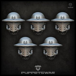 Trench Knight heads (5)