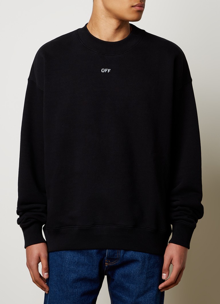Pulover Off-White cu logo Off Stamp