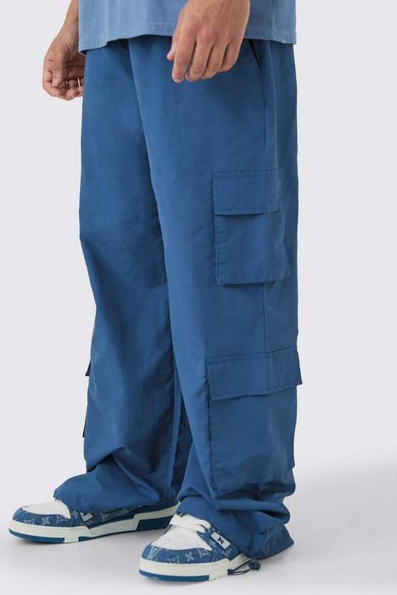 Hose mit elastischem Bund und Taschen