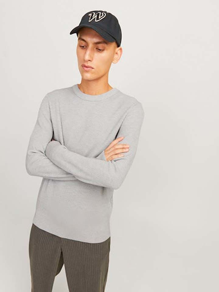 Jack & Jones Pullover in Grau günstig kaufen