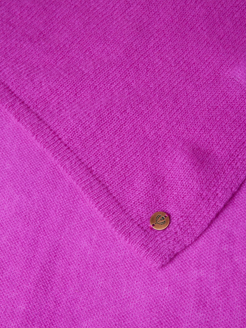 Schal aus reinem Kaschmir in pink