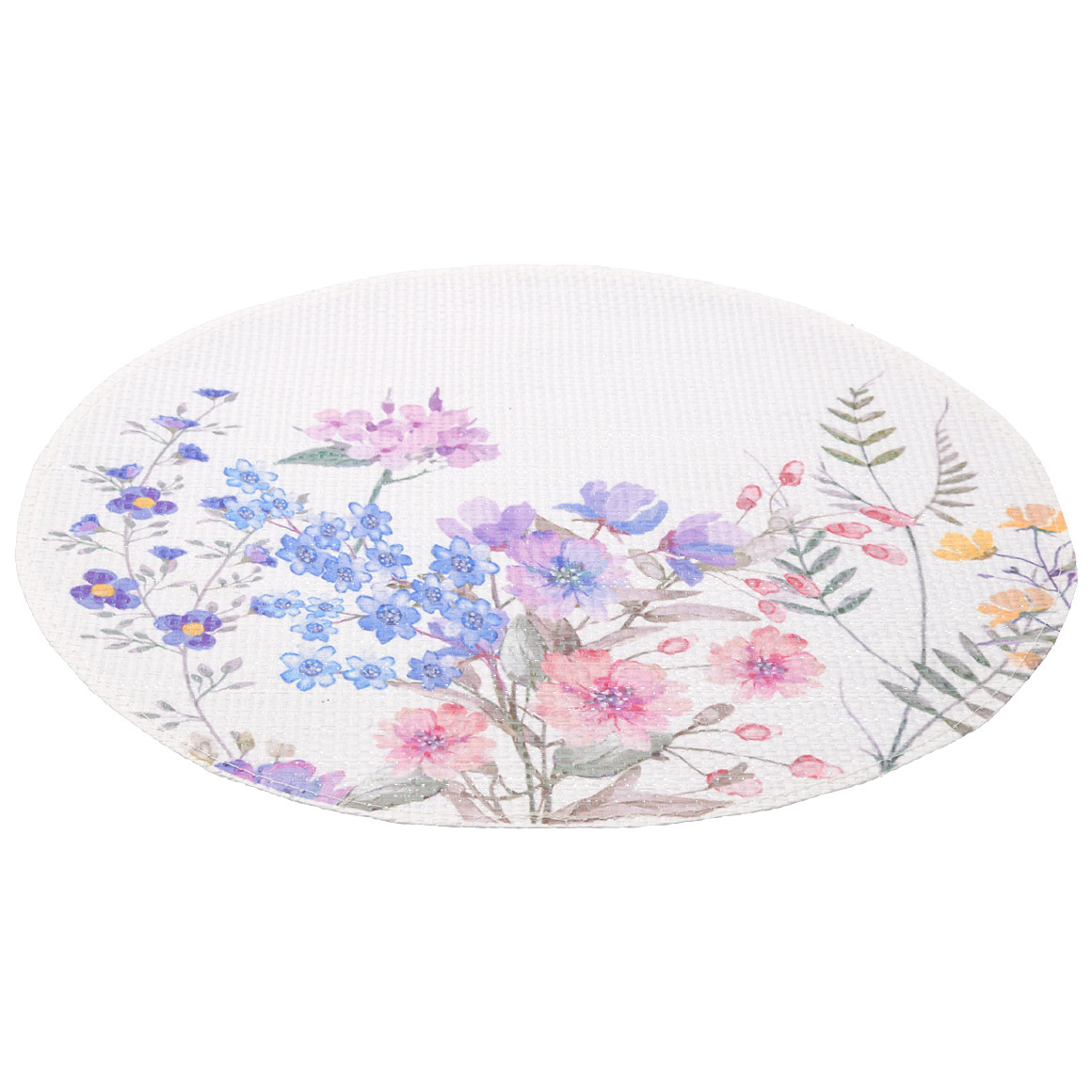 Platzset mit Blumen-Motiv