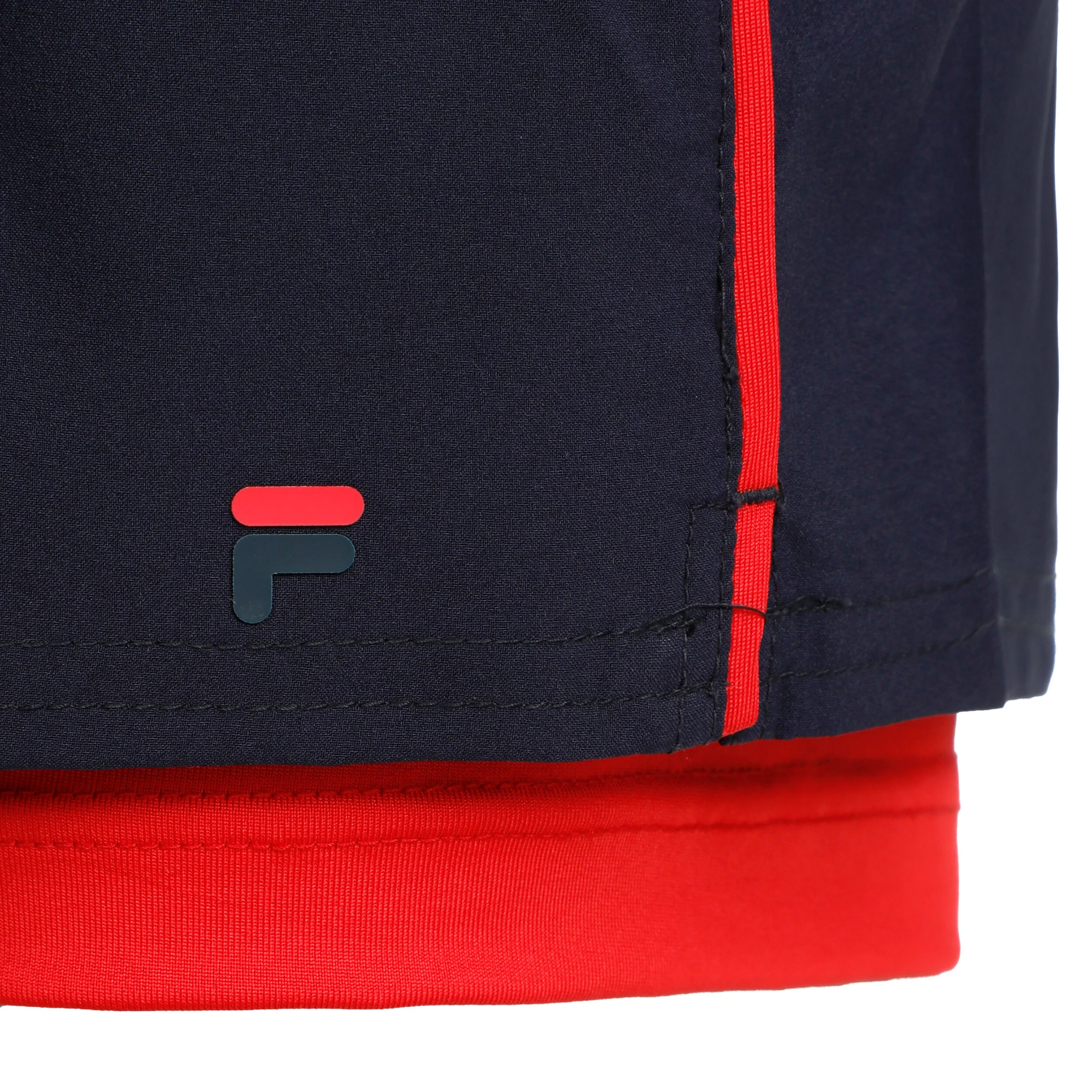 Evie Shorts Damen - Dunkelblau, Rot
