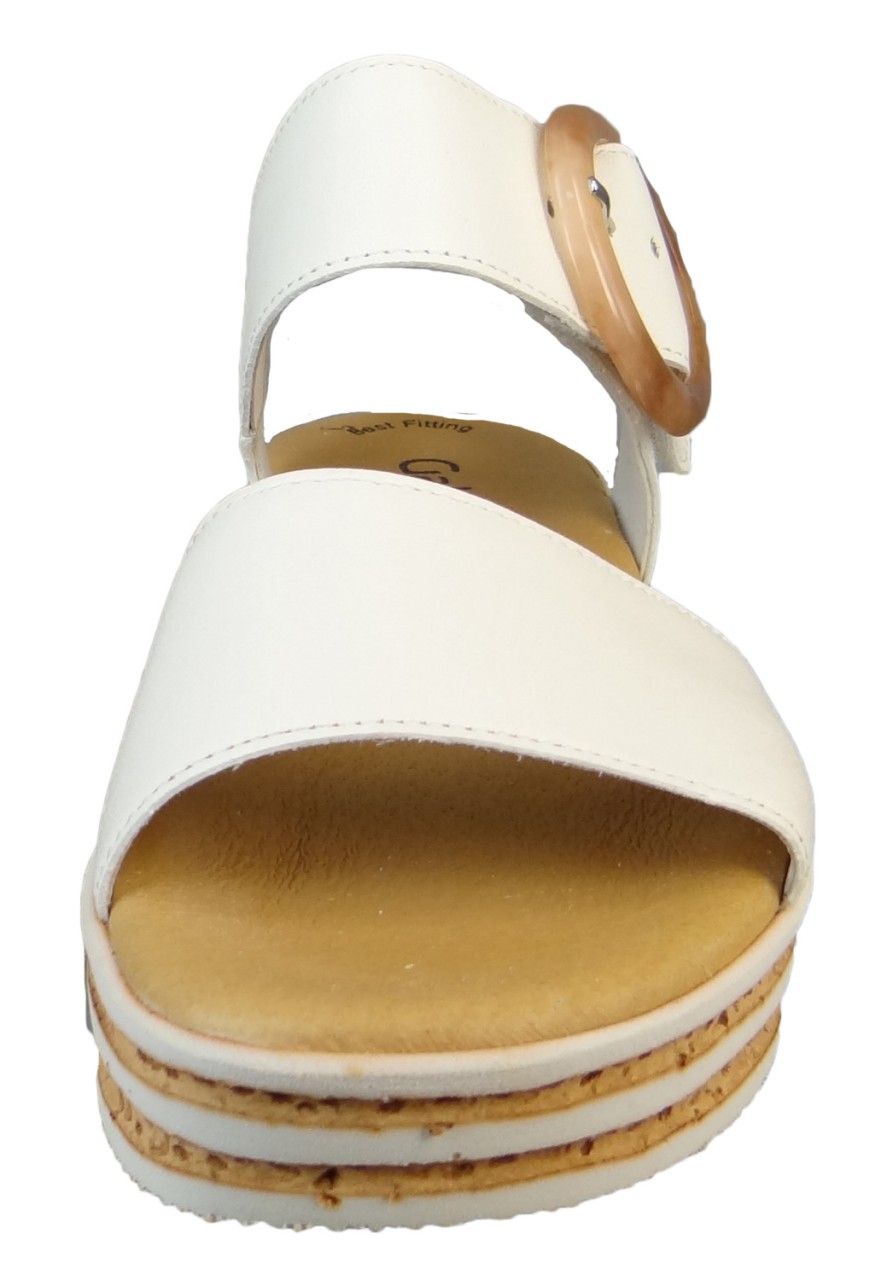 GABOR Komfort Sandalen weiss Gabor Fashion Riemchensandale 24.550.20