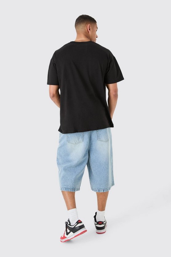Oversize T-Shirt mit Muhammad Ali Print