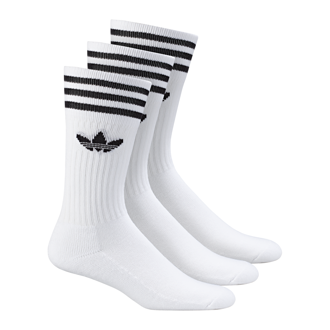 adidas Originals Solid Crew Socken 3er Pack Weiss