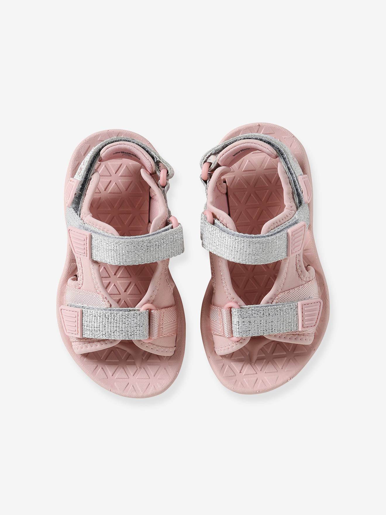 Vertbaudet Kinder Trekking-Sandalen - set rosa