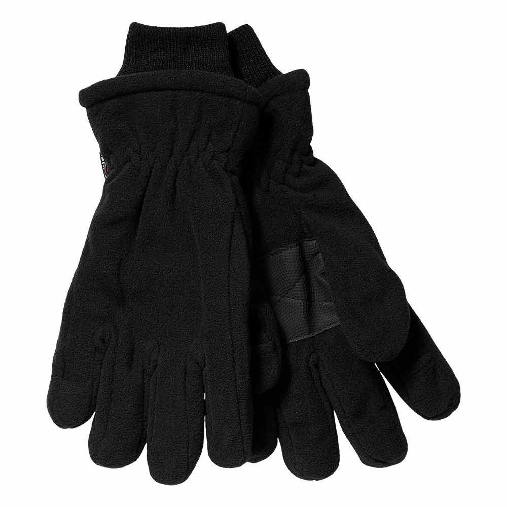 Heat Keeper Thinsulate/Fleece Black Herren thermische Handschuhe
