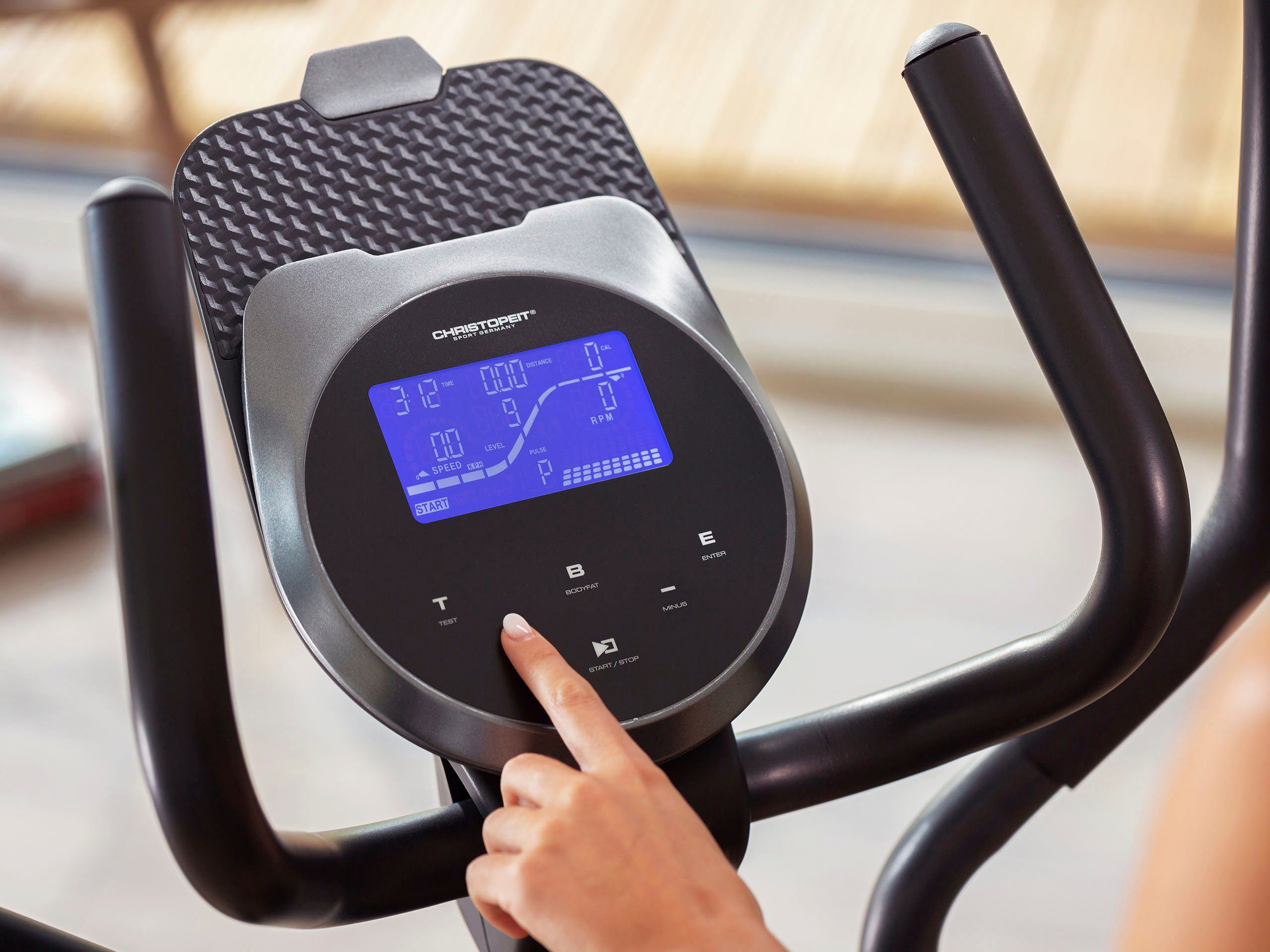 Christopeit Sport® Crosstrainer-Ergometer EL 8000