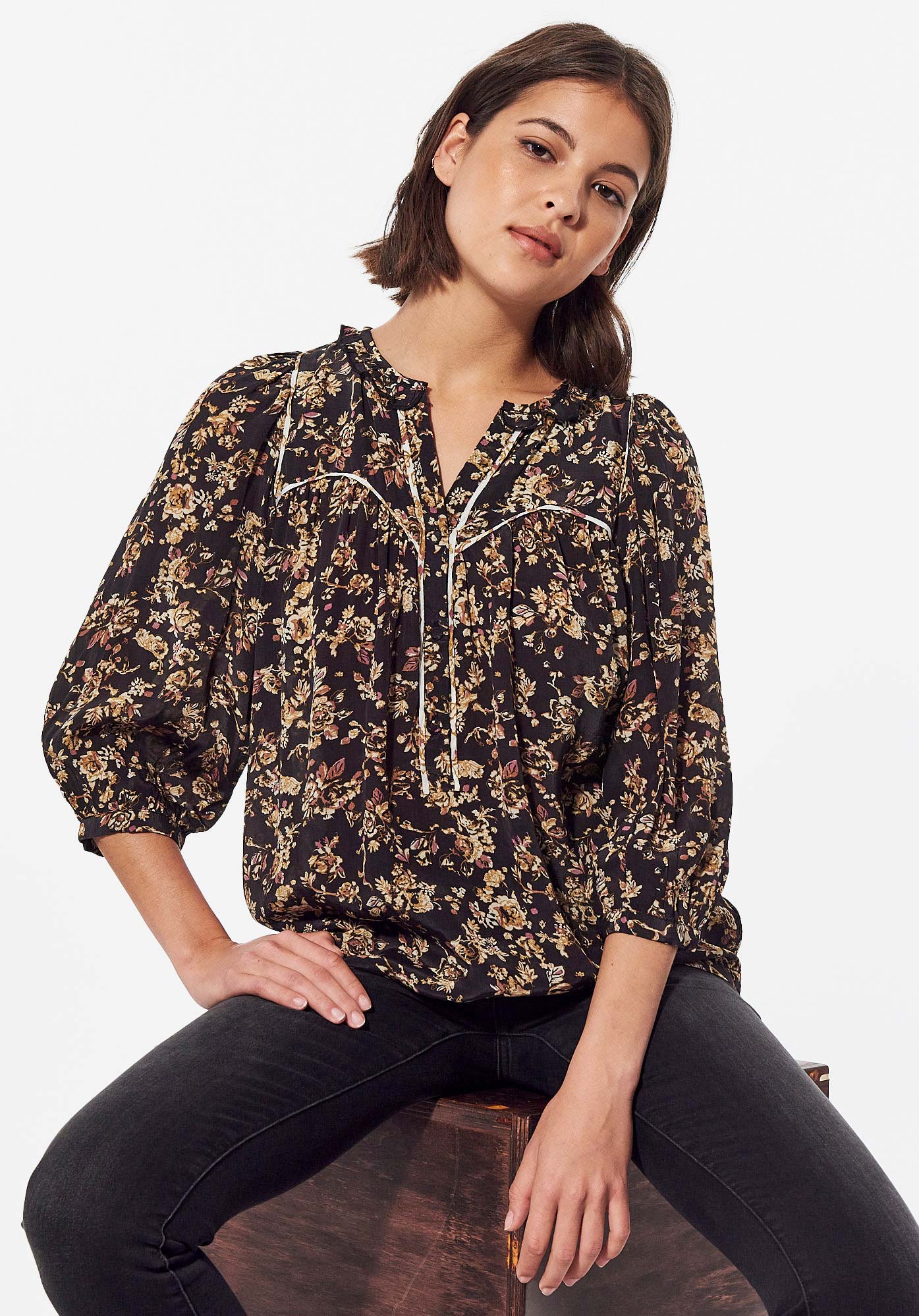 NUDIE  Blouse fleurie Femme